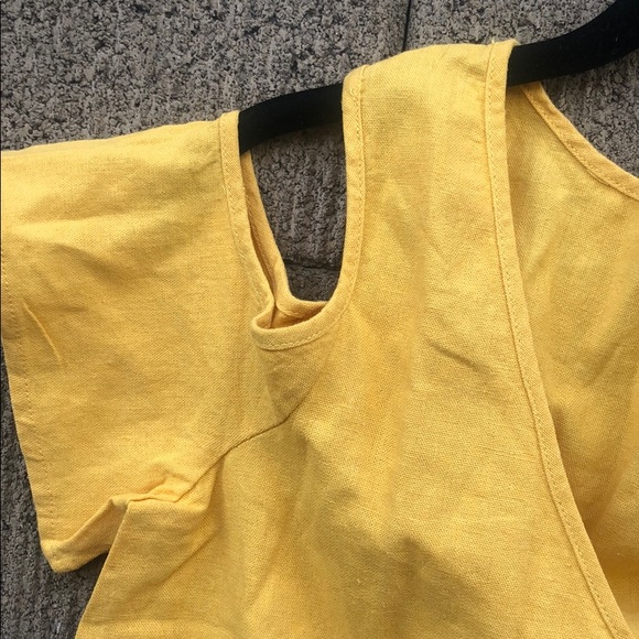 Yellow Just Fab Button up Blouse 🟡 - Picture 4 of 7